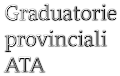 graduatorie provinciali ata